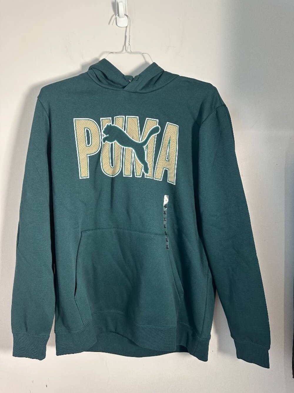 NWT New Mens Puma Green Hoodie Sweatshirt XL Extra Large SB